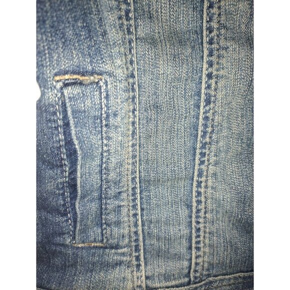 Y2K Revolution by Ricki's Streetwear Denim Lightweight Button Front Jacket Sz M - Picture 5 of 15